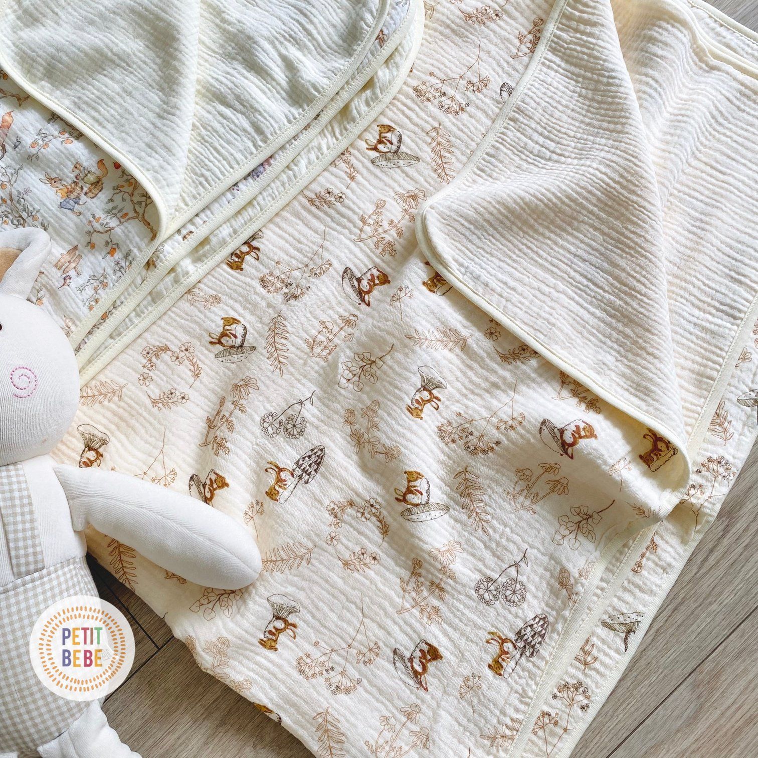  Chăn đa năng muslin 4 lớp nhiều họa tiết 