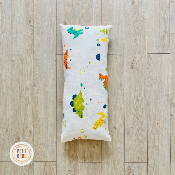  Gối 2-in-1 muslin Khủng long 