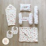  Bộ chăn gối sơ sinh Petit Bebe 