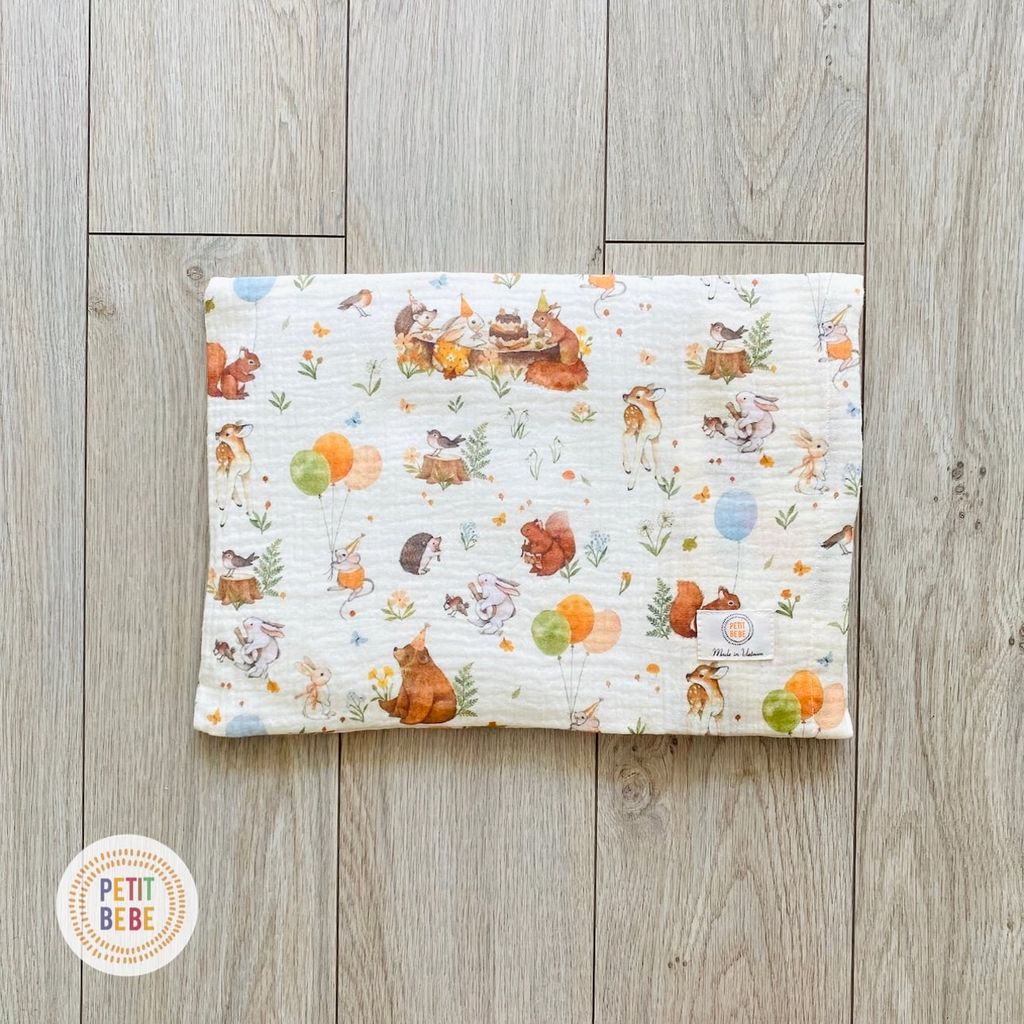  Gối mỏng Thú bong bóng lót đầu sơ sinh 