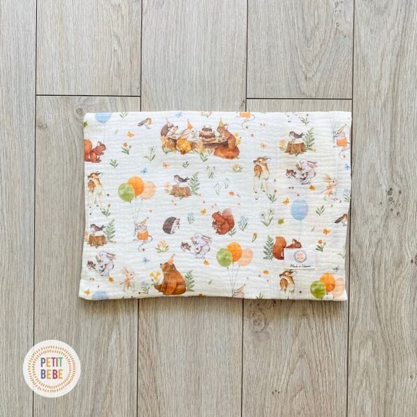  Gối mỏng Thú bong bóng lót đầu sơ sinh 