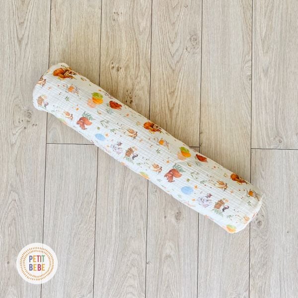  Gối ôm muslin Thú Bong Bóng dài 80cm 