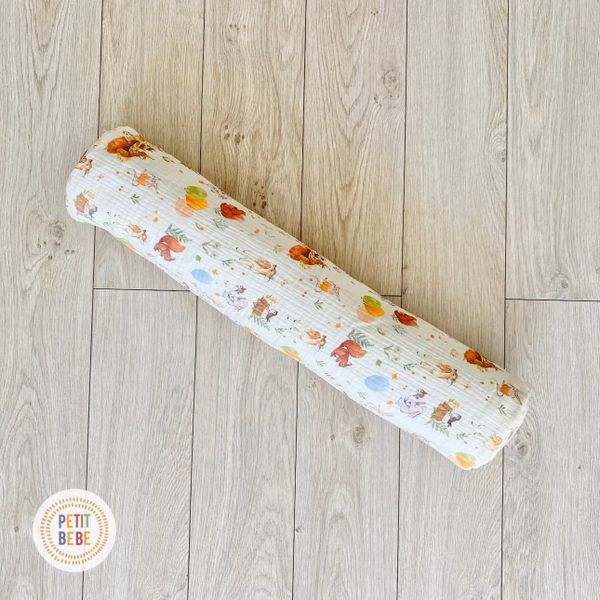  Gối ôm muslin Thú Bong Bóng dài 60cm 