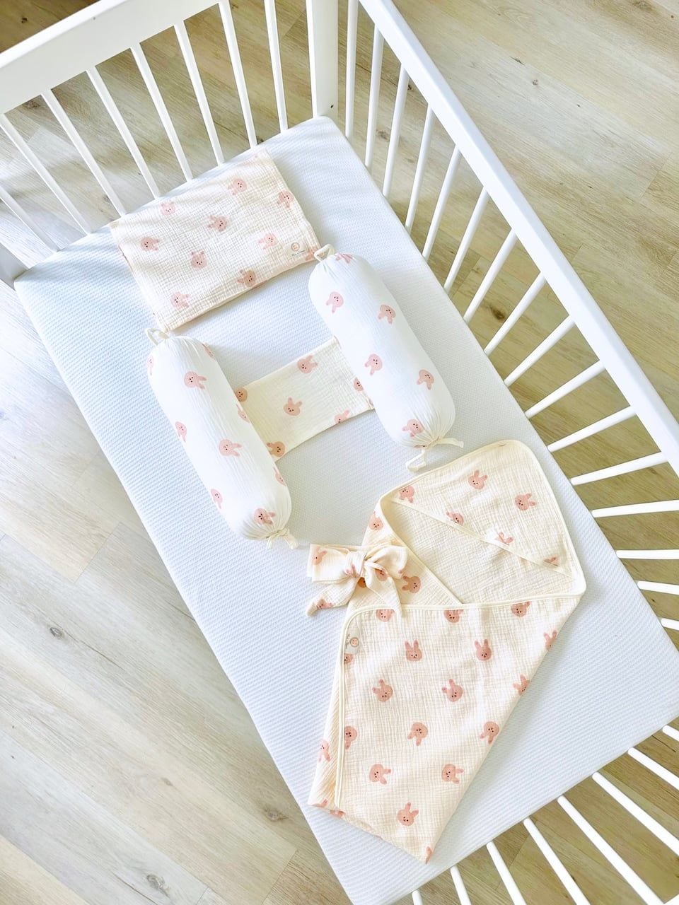 Bộ chăn gối sơ sinh Petit Bebe 