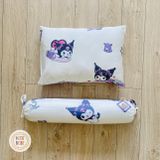  Gối nằm tencel 60s Kuromi Nơ cho bé mẫu giáo tiểu học 