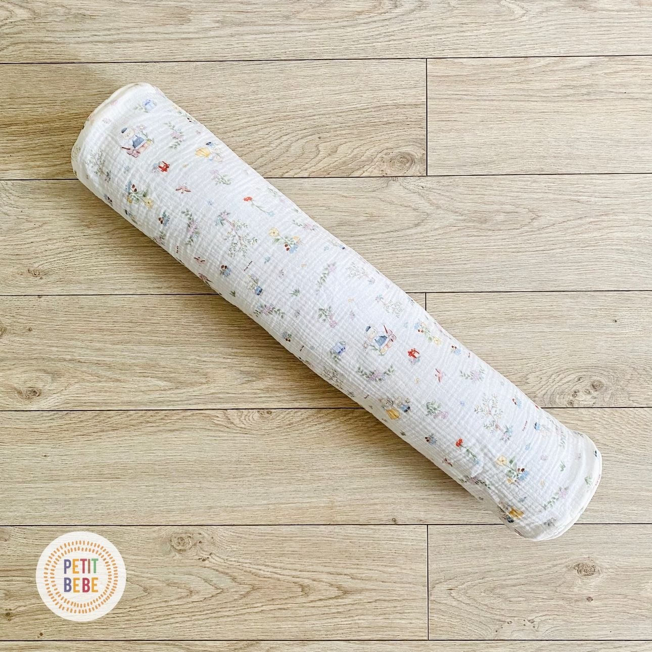 Gối ôm muslin Hoa Gấu dài 80cm 
