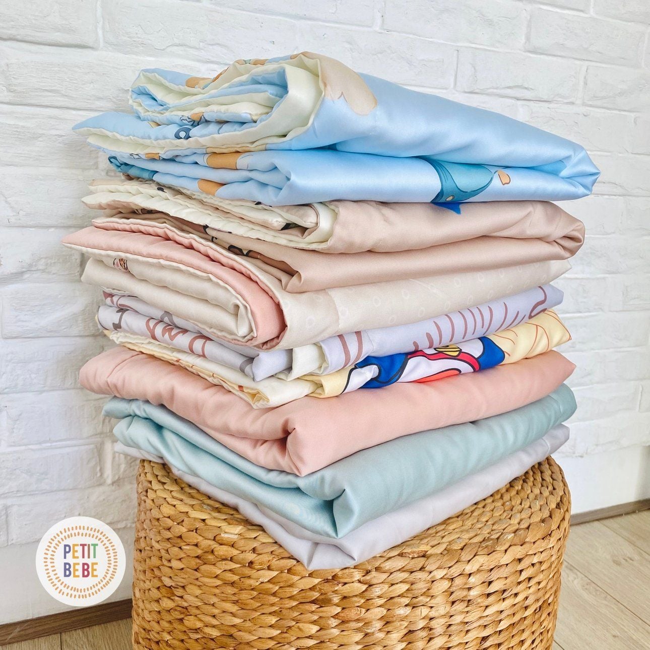  Chăn chần bông Tencel 60s cho bé 1m2 x 1m5 