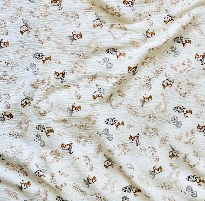  Chăn chần bông muslin cho bé 100x120cm 