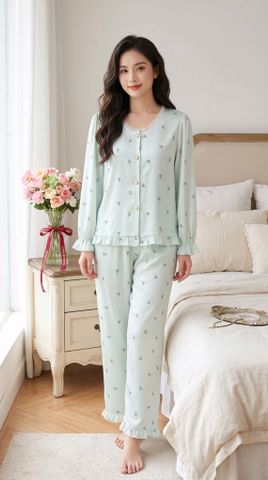 Pijama Lụa Latin Premium TDQD - LDD-213