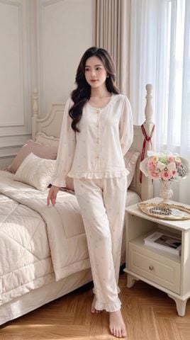Pijama Lụa Latin Premium TDQD - LDD-215