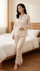 Pijama Lụa Latin Premium TDQD - LDD-215