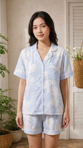 Pijama Lụa Latin Premium TNQN - LNN-216