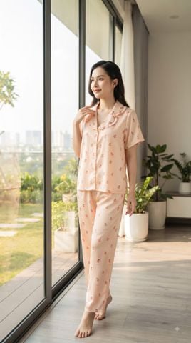 Pijama Lụa Latin Premium TNQD - LND-221