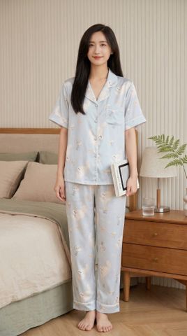 Pijama Lụa Latin Premium TNQD - LND-217