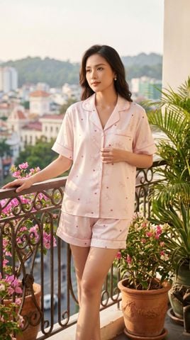 Pijama Lụa Latin Premium TNQN - LNN-223
