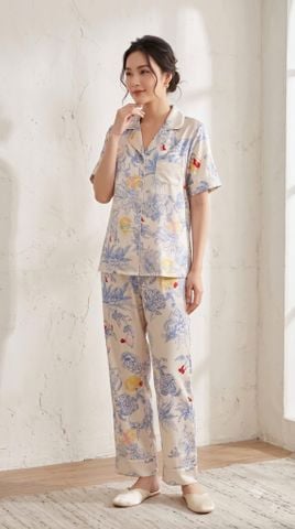 Pijama Lụa Latin Premium TNQD - LND-227