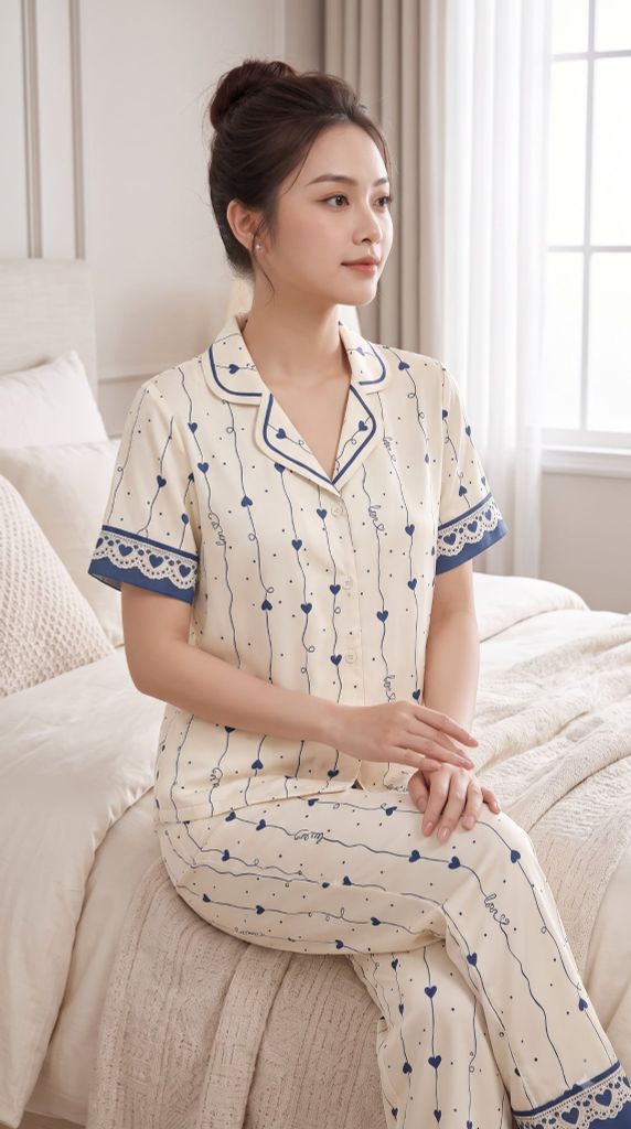 Pijama Lụa Latin Premium TNQD - LND-203