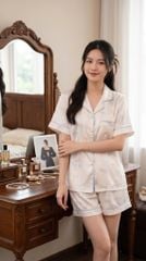 Pijama Lụa Latin Premium TNQN - LNN-203