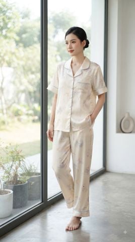 Pijama Lụa Latin Premium TNQD - LND-230