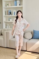 Pijama lụa Latin TNQL - Cuddle Beige