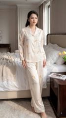 Pijama Lụa Latin Premium TDQD - LDD-208