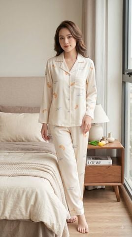 Pijama Lụa Latin Premium TDQD - LDD-208