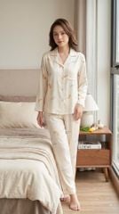 Pijama Lụa Latin Premium TDQD - LDD-208