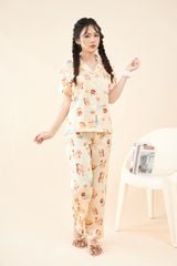 Pijama lụa Latin TNQD - Hana