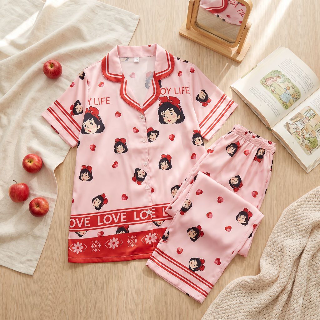 Pijama lụa Latin TNQD - Dolly Red