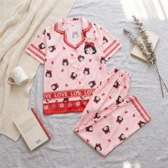 Pijama lụa Latin TNQD - Dolly Red
