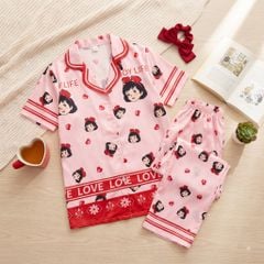 Pijama lụa Latin TNQD - Dolly Red