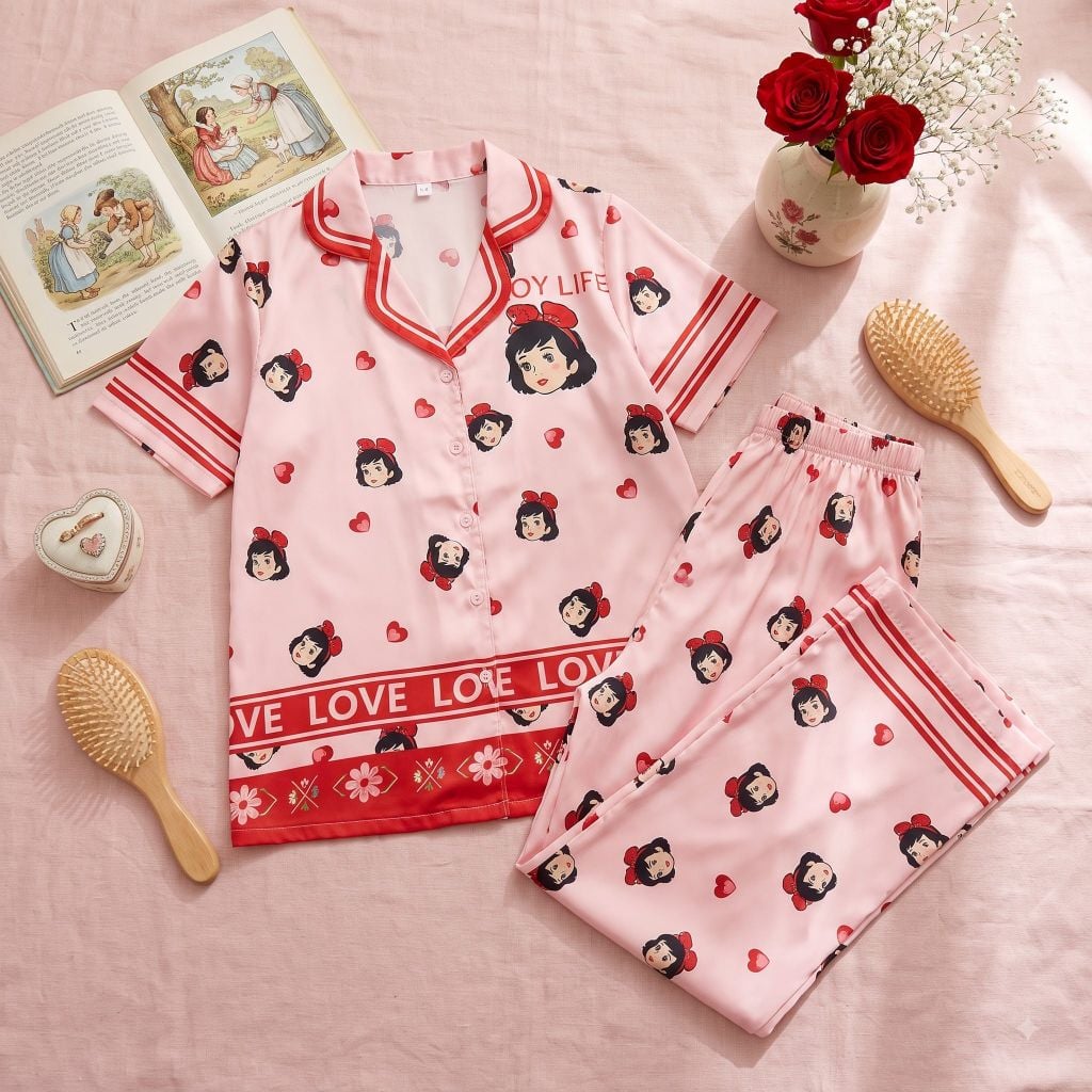 Pijama lụa Latin TNQD - Dolly Red