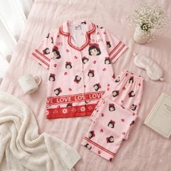Pijama lụa Latin TNQD - Dolly Red