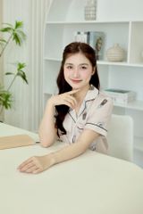 Pijama Lụa latin mềm mại, sang trọng Satino TNQD - Tea Beige