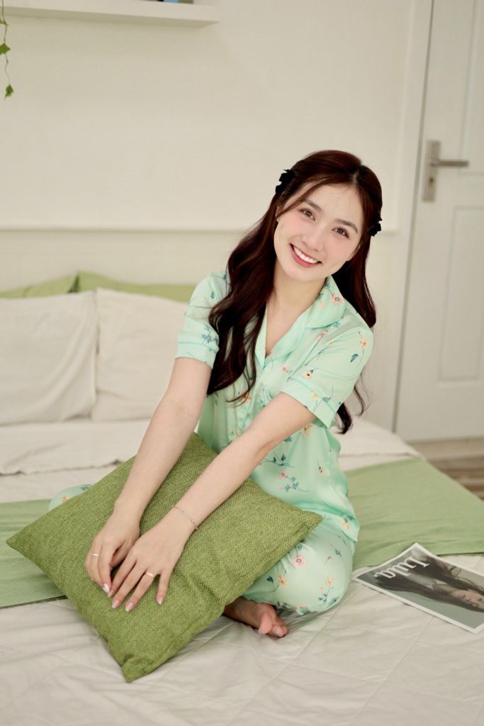 Pijama lụa Latin TNQD - Naye Mint