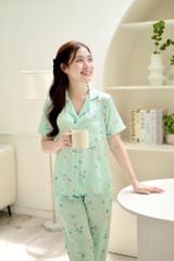 Pijama lụa Latin TNQD - Naye Mint