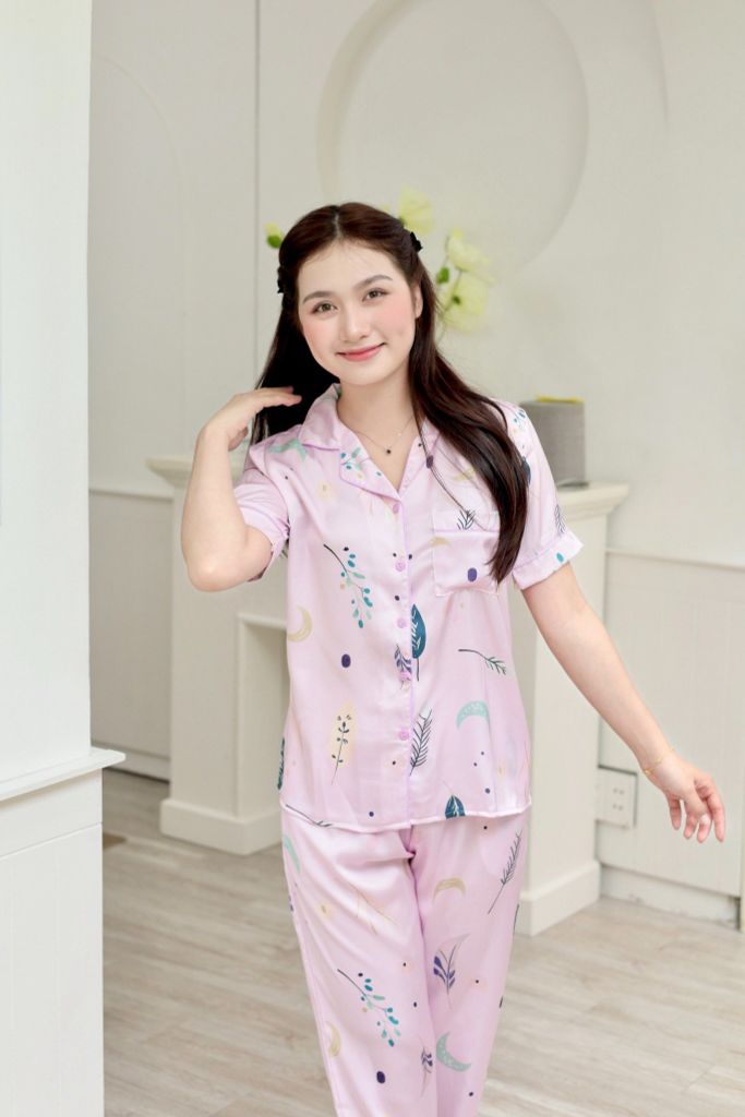 Pijama lụa Latin TNQD - Moonlit Lilac