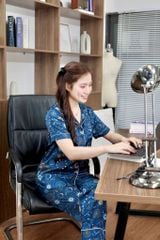 Pijama lụa Latin TNQD - Cosmic Mallard Green