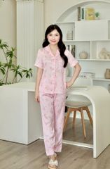 Pijama lụa Latin TNQD - Petal Pink
