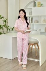 Pijama lụa Latin TNQD - Petal Pink
