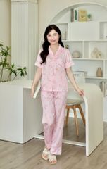 Pijama lụa Latin TNQD - Petal Pink