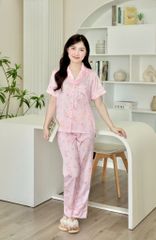 Pijama lụa Latin TNQD - Petal Pink