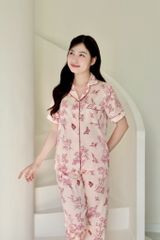 Pijama lụa Latin TNQD - Micha Peach