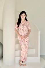 Pijama lụa Latin TNQD - Micha Peach