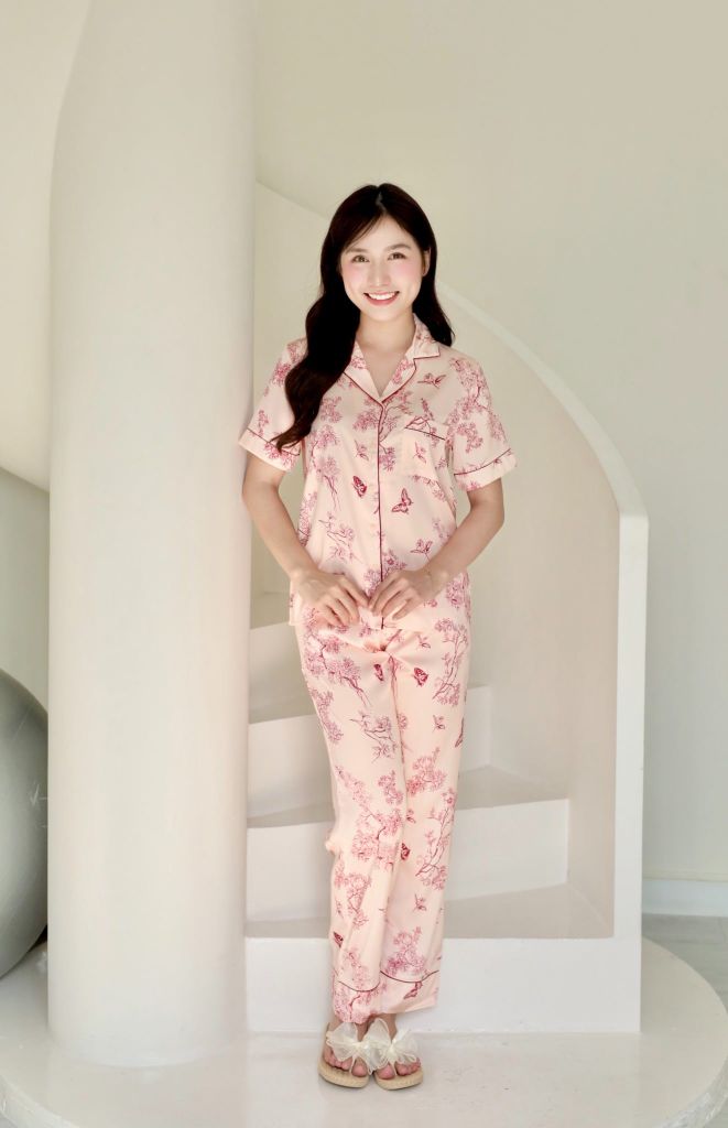 Pijama lụa Latin TNQD - Micha Peach