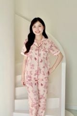 Pijama lụa Latin TNQD - Micha Peach