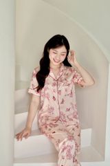 Pijama lụa Latin TNQD - Micha Peach