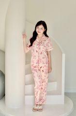 Pijama lụa Latin TNQD - Micha Peach