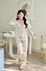 Pijama lụa Latin TNQD - Ponny Cream