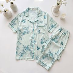 Pijama Lụa Latin TNQD - Micha Green